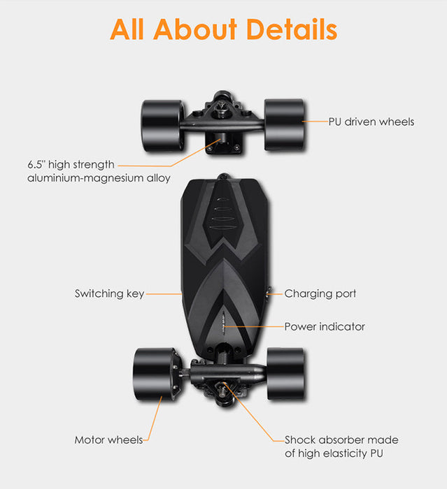 TEAMGEE X3 SKATEBOARD ATTACHMENT - ScootiBoo