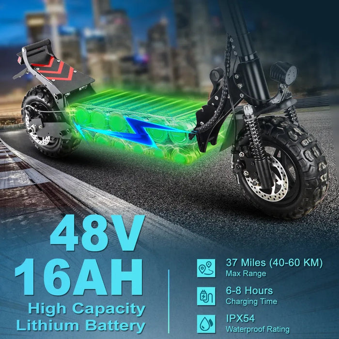 TCS 48-2A FOLDABLE ELECTRIC SCOOTER - ScootiBoo