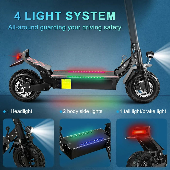 TCS 48-2A FOLDABLE ELECTRIC SCOOTER - ScootiBoo