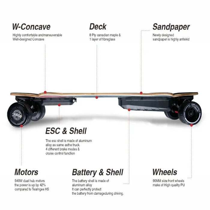 VB ES-46 ELECTRIC SKATEBOARD - ScootiBoo